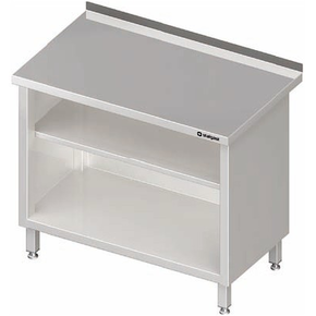 Stół przyścienny z szafką otwartą 800x700x850 mm | STALGAST, 980137080