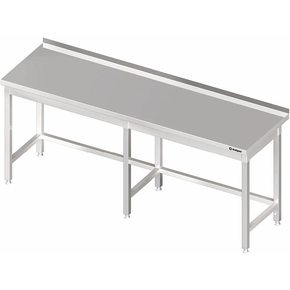 Stół przyścienny bez półki, wzmacniany 2500x700x850 mm | STALGAST, 980037250