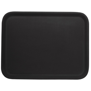 Taca do serwowania, laminowana kauczukiem, czarna 610x430x16 mm | CONTACTO, 5310/611