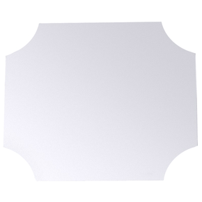 Taca ekspozycyjna ze stali nierdzewnej, prostokątna 480x400 mm | CONTACTO, 2503/480