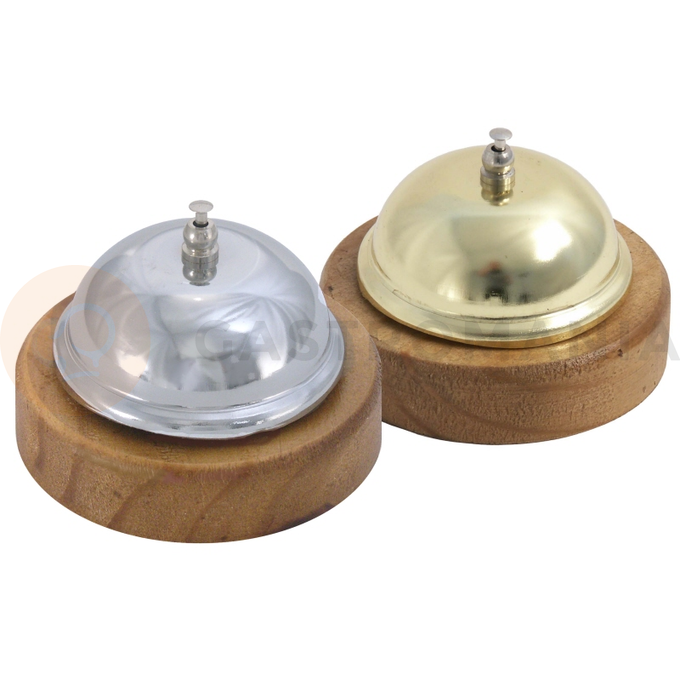 Dzwonek recepcyjny, średnica 90 mm, chrom | CONTACTO, 1048/001