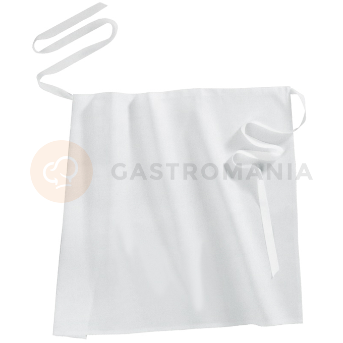 Bawełniana zapaska „Bistro” biała 800x900 mm | CONTACTO, 6551/084