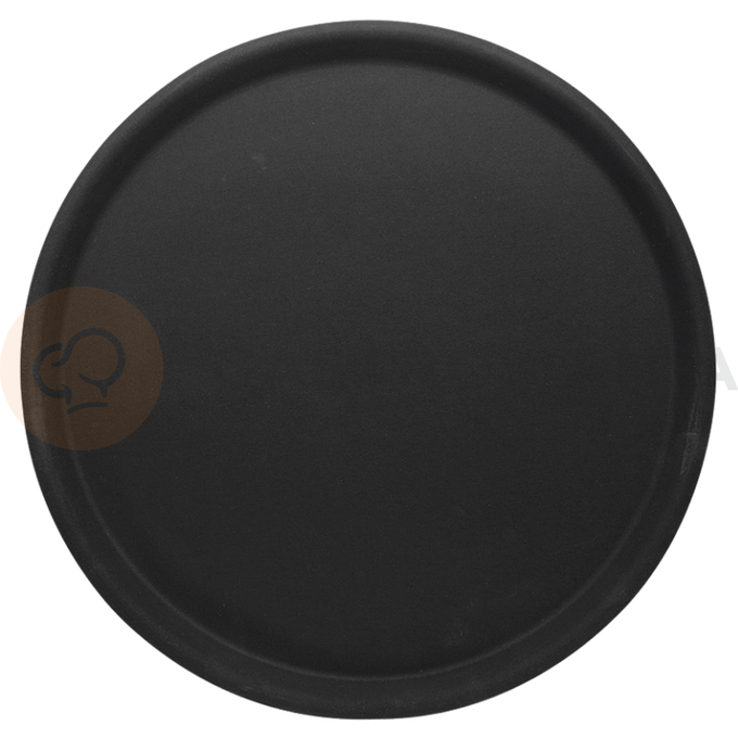 Taca do serwowania, laminowana czarna, średnica 320 mm | CONTACTO, 5305/321