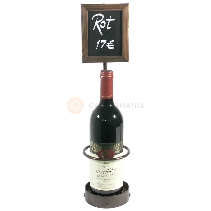 Prezenter butelki wina 110x110x450 mm | CONTACTO, 2382/001