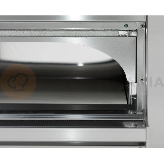 Piec do pizzy elektryczny, dwukomorowy, panel cyfrowy, 6+6x36 cm | CUPPONE, DONATELLO DN635L/2 D