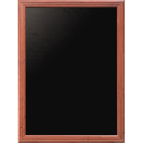 Tablica menu w ramie z drewna w kolorze mahoniowym 1000x800 mm | CONTACTO, 7682/100