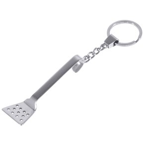 Breloczek nierdzewny na klucze, łopatka 80 mm | CONTACTO, 7654/003
