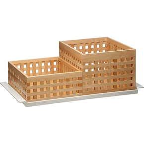 Pudełko drewniane na pieczywo 34x26x20 cm | APS, Brotstation