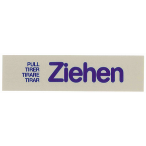 Tabliczka samoprzylepna „Ziehen” | CONTACTO, 7673/009
