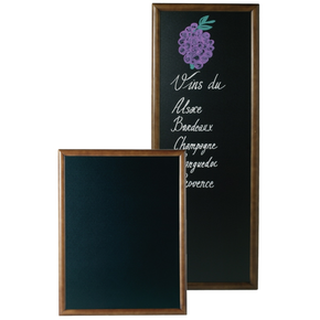 Tablica menu w ramie z drewna w kolorze ciemnobrązowym 1200x560 mm | CONTACTO, 7684/120