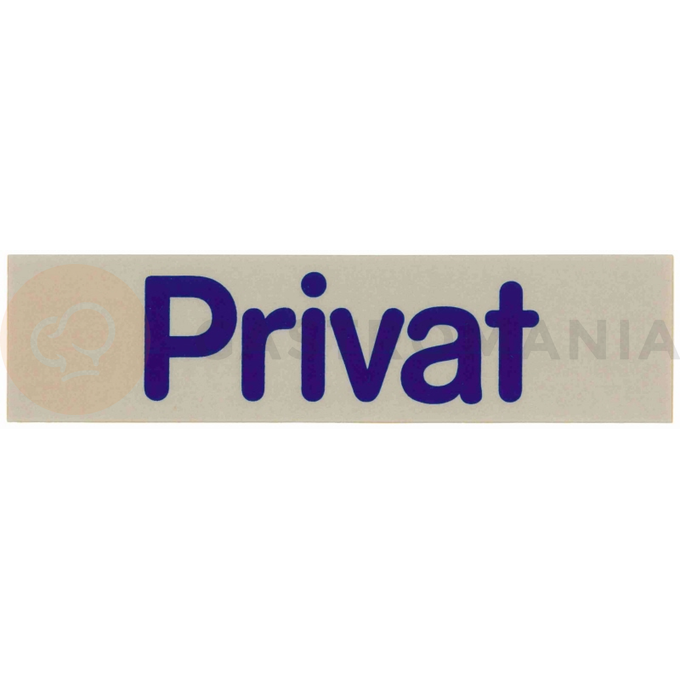 Tabliczka samoprzylepna „Privat” | CONTACTO, 7673/017