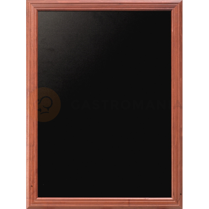 Tablica menu w ramie z drewna w kolorze mahoniowym 1000x800 mm | CONTACTO, 7682/100