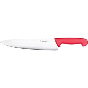 Nóż kuchenny 250 mm, czerwony - HACCP | STALGAST, 281251