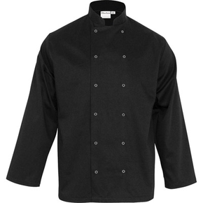 Bluza kucharska CHEF unisex S, czarna | NINO CUCINO, 634062