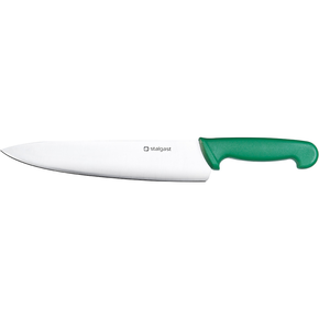 Nóż kuchenny 250 mm, zielony - HACCP | STALGAST, 281252