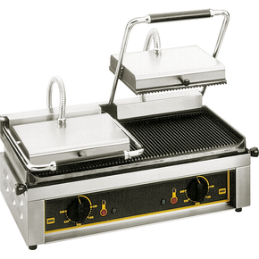 Grill kontaktowy, podwójny 600x385x220 mm | ROLLER GRILL, 777217