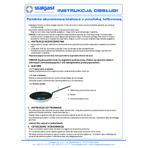 Stalgast 014284 - Instrukcja obsługi