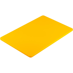 Deska do krojenia z polietylenu 450x300 mm, żółta | STALGAST, 341453