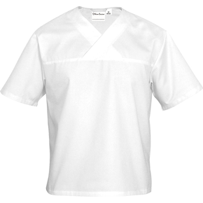 Bluza w serek unisex M, biała | NINO CUCINO, 634103