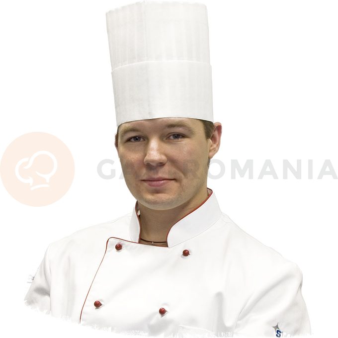 Czapka kucharska „Premium” 200 mm, biała | STALGAST, 507221