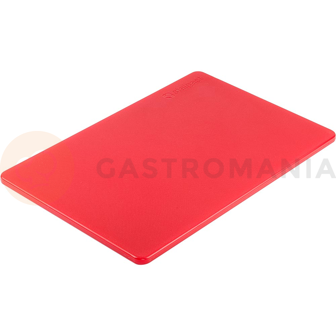 Deska do krojenia z polietylenu 450x300 mm, czerwona | STALGAST, 341451