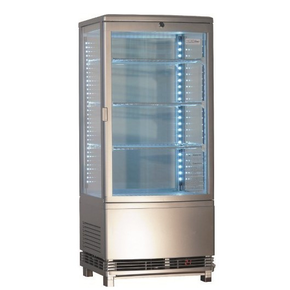Witryna chłodnicza nablatowa 86 l z oświetleniem LED, 430x430x990 mm | NORDLINE, RT 78L-2R