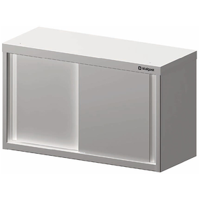 Szafka wisząca z drzwiami suwanymi 1000x300x600 mm | STALGAST, 981723100