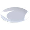 Porcelanowy talerz płaski bez rantu 25 cm | ARIANE, Style