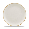 Biały talerz płaski, ręcznie zdobiony 26 cm | CHURCHILL, Stonecast Barley White