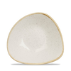Biała trójkątna miska, ręcznie zdobiona 600 ml | CHURCHILL, Stonecast Barley White