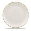 Biały talerz płaski, ręcznie zdobiony 28,8 cm | CHURCHILL, Stonecast Barley White