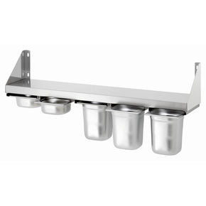 Półka na przyprawy 5xGN 1/6, 1000x200x150 mm | BARTSCHER, 389100