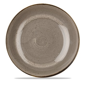Szara miska Evolve, ręcznie zdobiona 2400 ml | CHURCHILL, Stonecast Peppercorn Grey