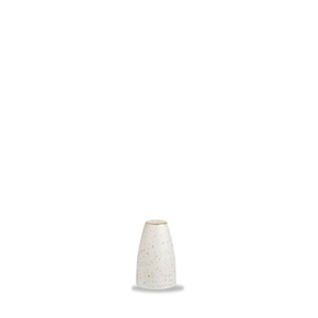 Biały przyprawnik na pieprz, ręcznie zdobiony 7 cm | CHURCHILL, Stonecast Barley White