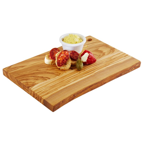 Deska do serwowania z drewna oliwnego, 30 x 20,5 x 2 cm | APS, Olive