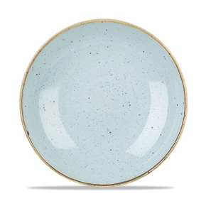 Porcelanowy talerz płaski, ręcznie zdobiony 26 cm | CHURCHILL, Stonecast Duck Egg Blue