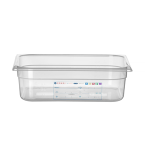 Pojemnik z polipropylenu GN 1/2 100 mm, HACCP | HENDI, 880173