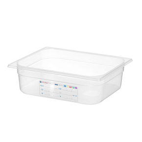 Pojemnik z polipropylenu GN 1/2 100 mm, HACCP | HENDI, 880173