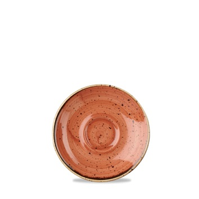 Porcelanowy spodek espresso 11,8 cm | CHURCHILL, Stonecast Spiced Orange