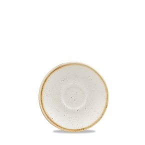 Biały spodek, ręcznie zdobiony 11,8 cm | CHURCHILL, Stonecast Barley White