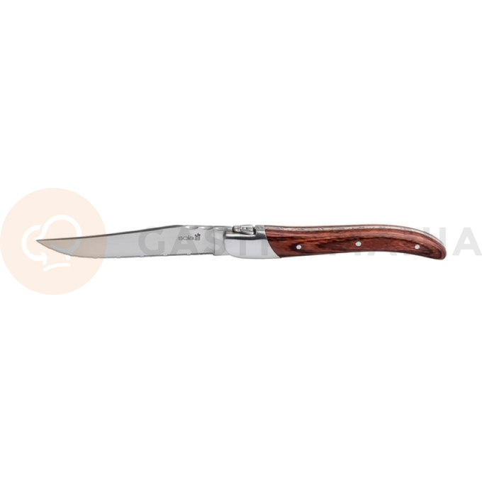 Nóż do steków ze srebrną aplikacją 227 mm | SOLA, Stekhouse