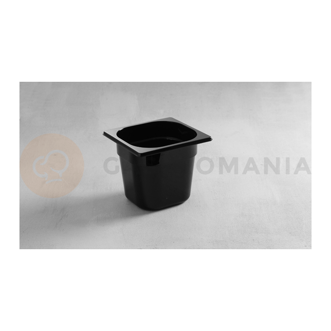 Pojemnik z czarnego poliwęglanu GN 1/6 65 mm | HENDI, 862735