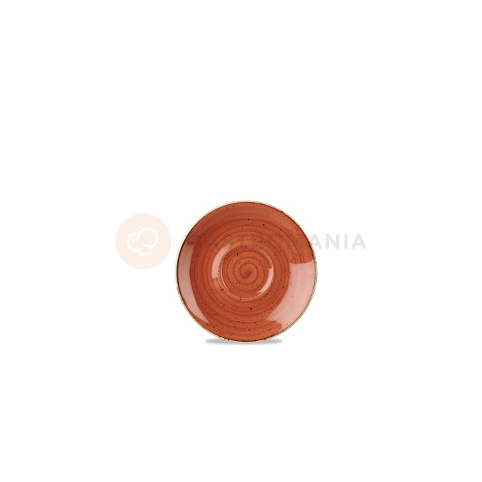 Porcelanowy spodek, ręcznie zdobiony 15,5 cm | CHURCHILL, Stonecast Spiced Orange