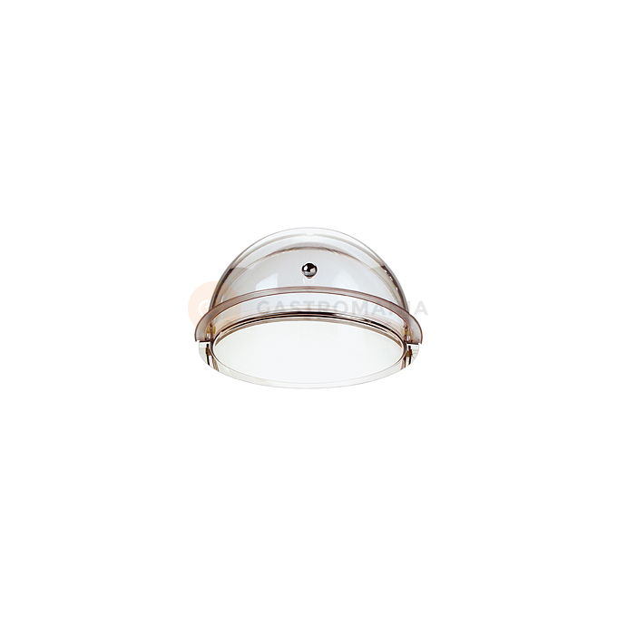 Okrągła pokrywa Roll-Top z tacą ze stali nierdzewnej, średnica: 38 cm | APS, 09099