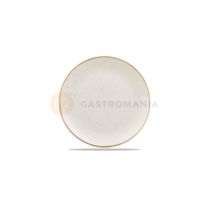 Biały talerz płaski, ręcznie zdobiony 28,8 cm | CHURCHILL, Stonecast Barley White