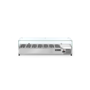 Nadstawa chłodnicza 7xGN 1/3, 160x39,5x43 cm | HENDI, Profi Line