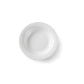 Płytki talerz białej porcelany, średnica: 22 cm | HENDI, Optima