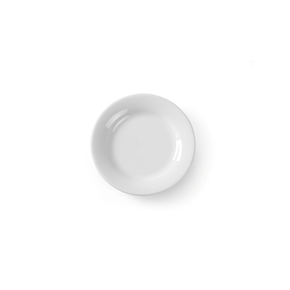 Płytki talerz białej porcelany, średnica: 27 cm | HENDI, Optima
