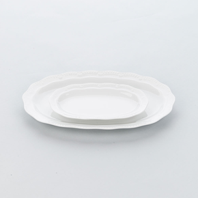 Półmisek owalny z porcelany 22x13,5x2,5 cm | STALGAST, Prato B