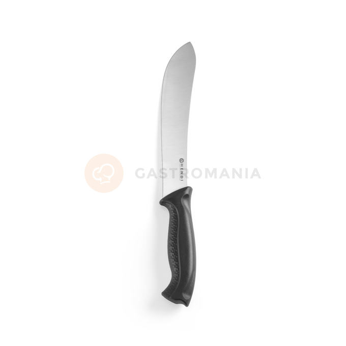 Nóż masarski 33 cm, czarny | HENDI, Standard